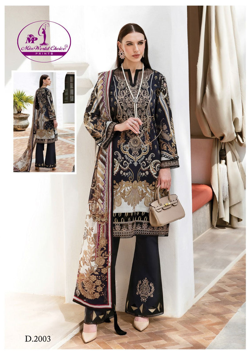 Miss World Choice Nooraniyat Vol 2 Cotton Printed Designer Salwar Kameez