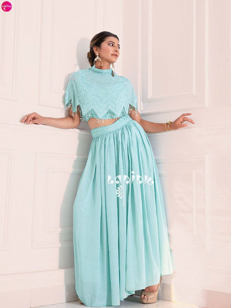 LA Pink Lifestyle Noor Vol 2 Muslin Designer Wedding Wear Suits With  Skirt