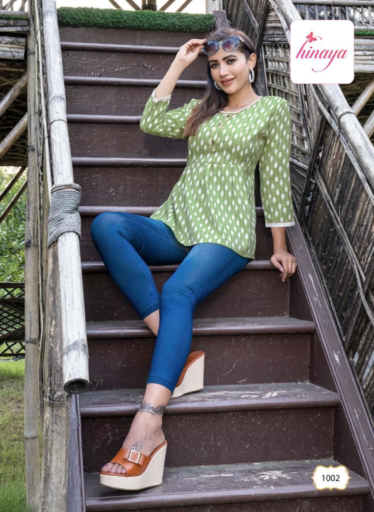 Hinaya Nora Vol 2 Rayon With Heavy Beautiful Work Stylish Designer Shorts Fancy Kurti