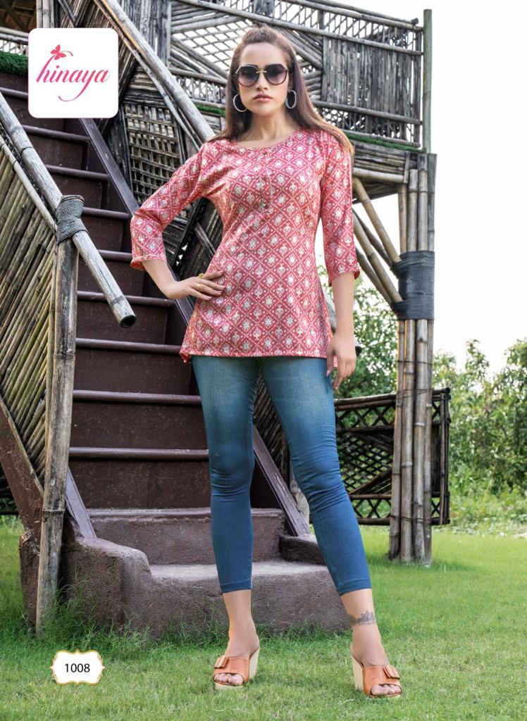 Hinaya Nora Vol 2 Rayon With Heavy Beautiful Work Stylish Designer Shorts Fancy Kurti