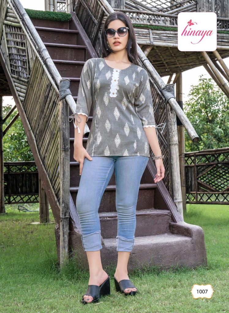 Hinaya Nora Vol 2 Rayon With Heavy Beautiful Work Stylish Designer Shorts Fancy Kurti