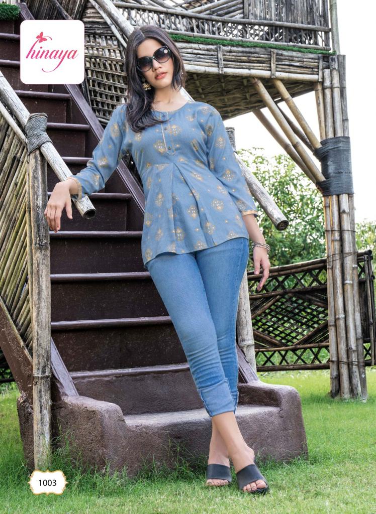 Hinaya Nora Vol 2 Rayon With Heavy Beautiful Work Stylish Designer Shorts Fancy Kurti