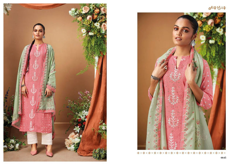 Jay Vijay Now Its New Cotton Printed Party Wear Salwar Kameez With Embroidery