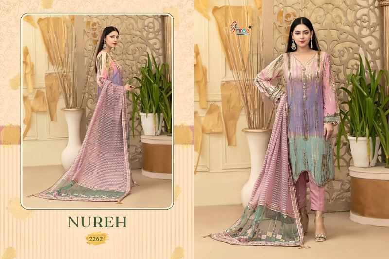 Shree Fabs Nureh Cotton Printed Pakistani Style Party Wear Salwar Suits