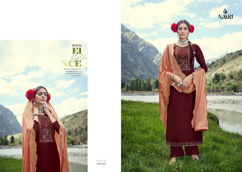 Naari Zarin Banzara Silk With Barik Multi Work Salwar Suit