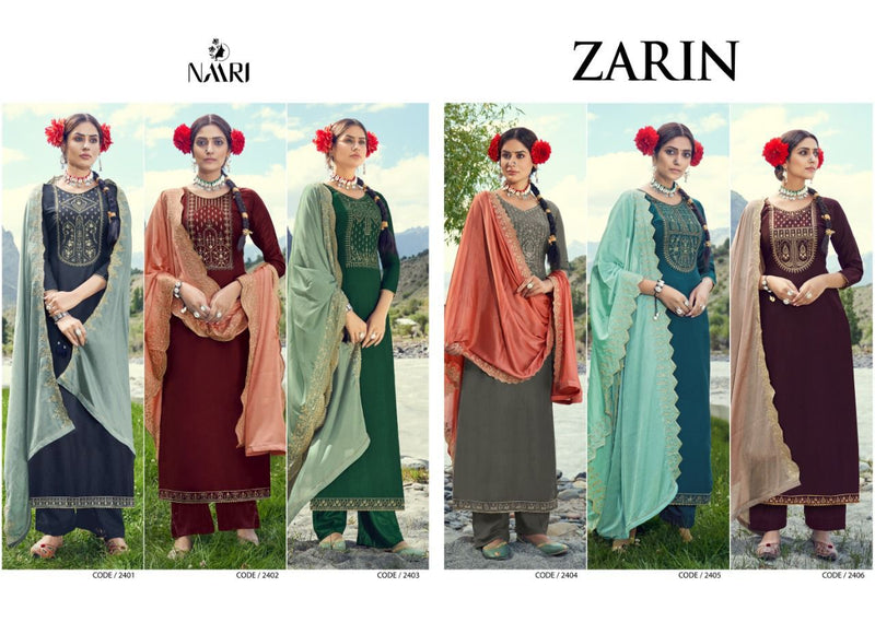 Naari Zarin Banzara Silk With Barik Multi Work Salwar Suit