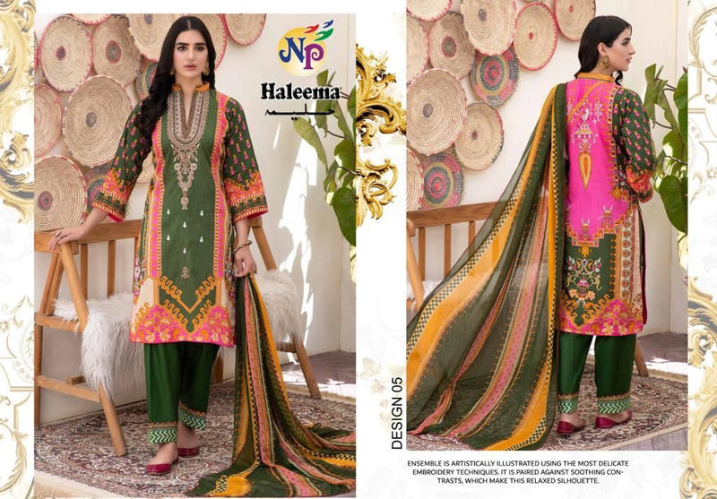 Nand Gopal Haleema Heavy Lawn Cotton Printed Exclusive Dailywear Salwar Suit