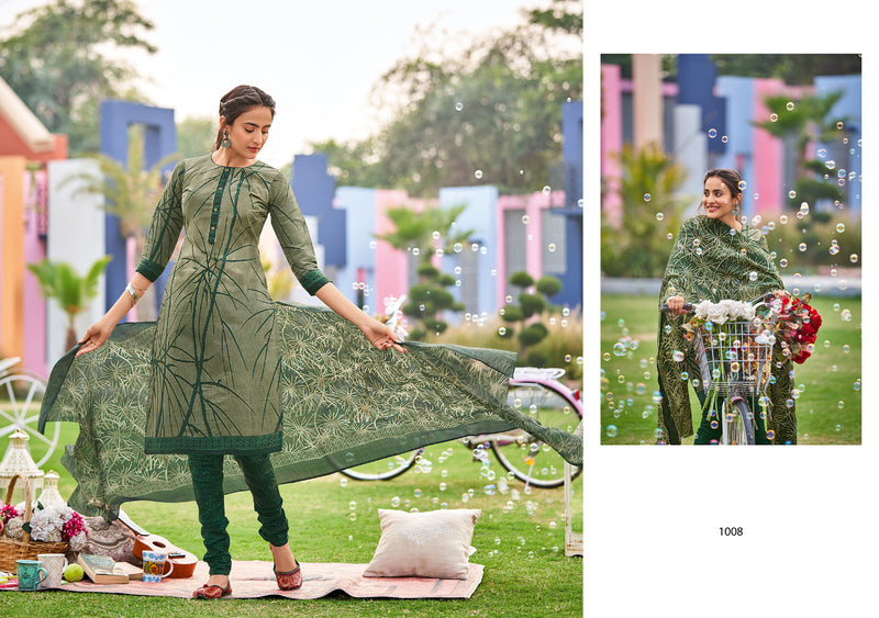 Navya By Sweety Fashion Soft Cotton Printed With Heavy Printed Designer Fancy Salwar Kameez With Dupatta