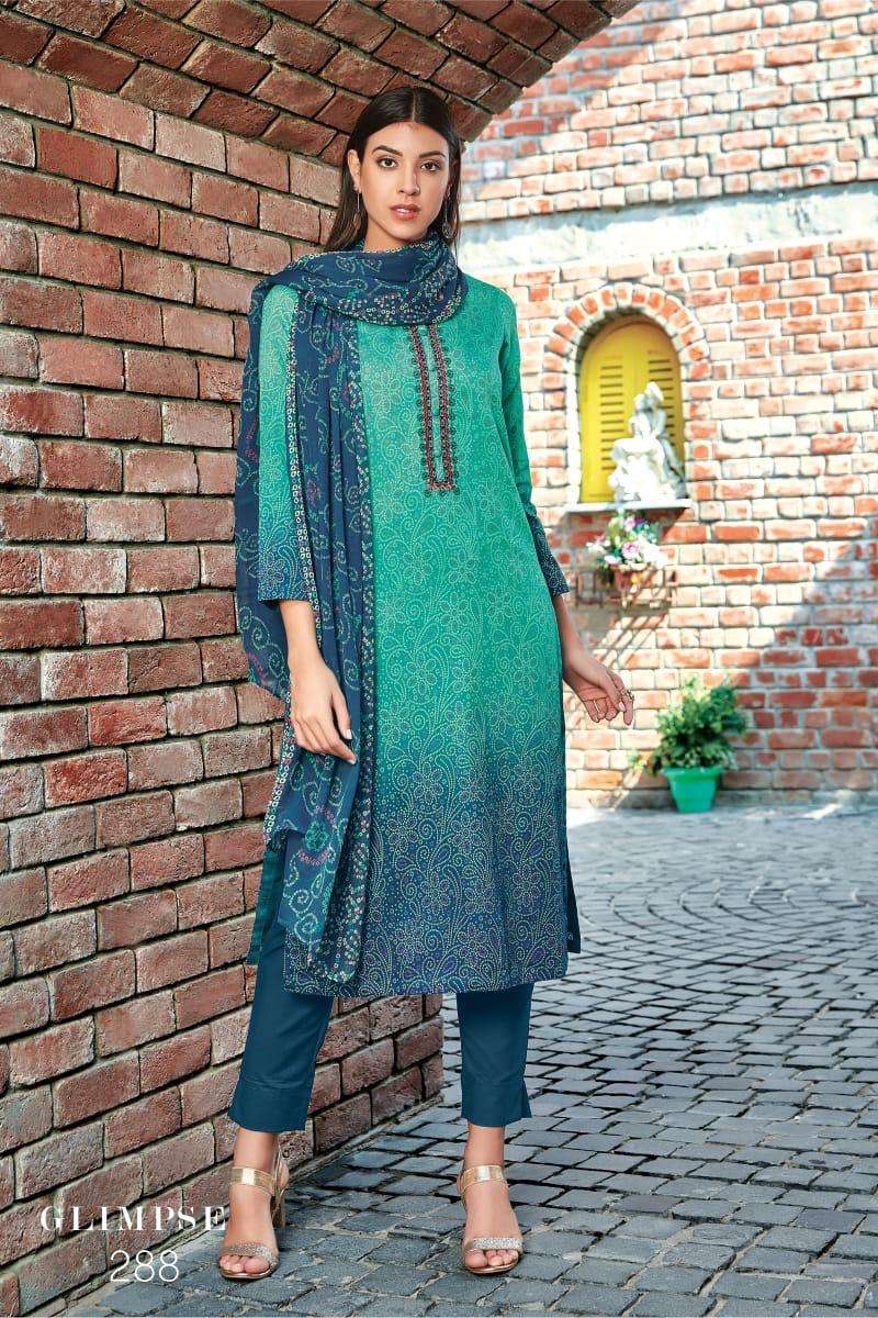 Nirukht Glimpse Cotton With Embroidery Work Fancy Pakistani Salwar Kameez