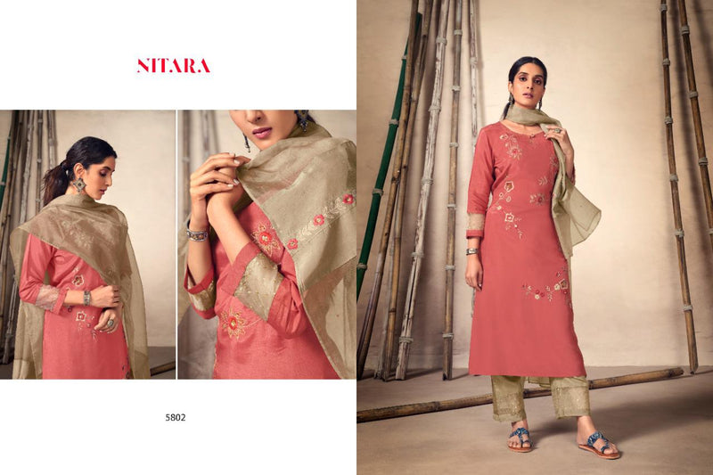 Nitara Launch By Kyra Pure Viscose With Embroidery Work Designer Readymade Salwar Suits