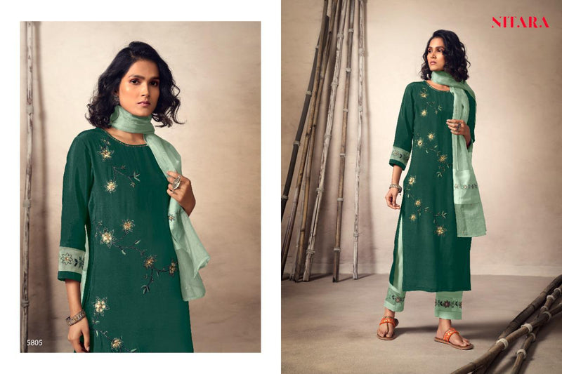 Nitara Launch By Kyra Pure Viscose With Embroidery Work Designer Readymade Salwar Suits