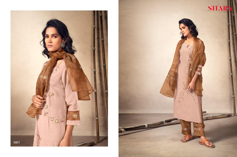 Nitara Launch By Kyra Pure Viscose With Embroidery Work Designer Readymade Salwar Suits