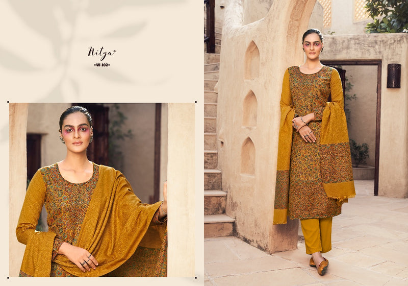 Nitya Winter Weave Pashmina Jacquard Fancy Salwar Suit
