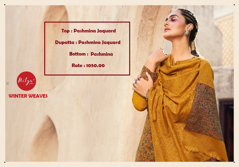 Nitya Winter Weave Pashmina Jacquard Fancy Salwar Suit