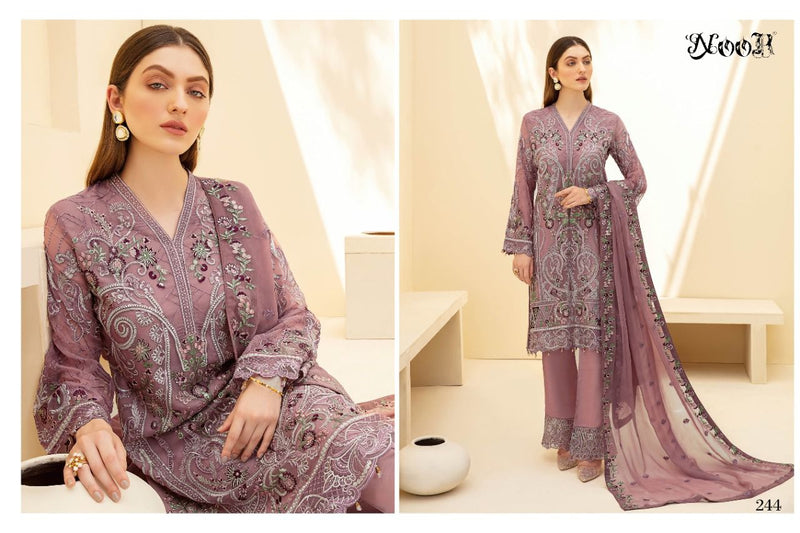Noor Minhal Vol 2 Georgette Heavy Embroidered Work Pakistani Salwar Suit