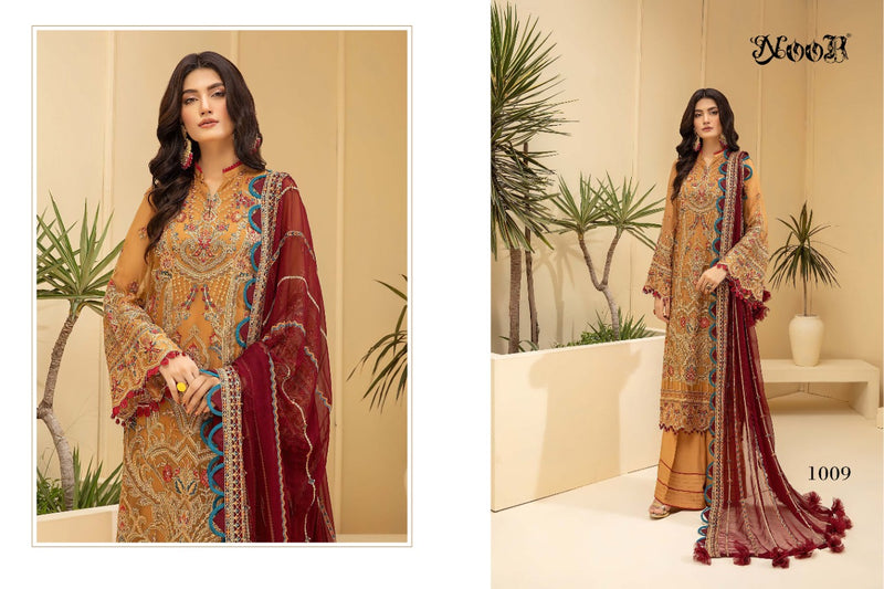 Noor Minhal Vol 3 Georgette With Heavy Embroidery Work Fancy Salwar Suit