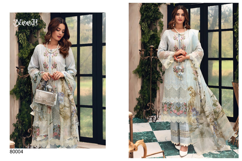 Noor Textile Launch Adan Libas Pure Cotton With Self Embroidery Work Gorgeous Party Wear Salwar Kameez