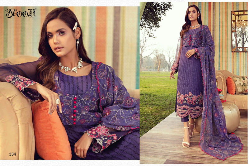 Noor Textile Motifz Pure Cotton With Heavy Embroidery Work Gorgeous Look Salwar Kameez