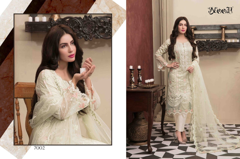 Noor Textile Tawakkal Pure Cotton With Embroidery Work Exclusive Party Wear Salwar Kameez