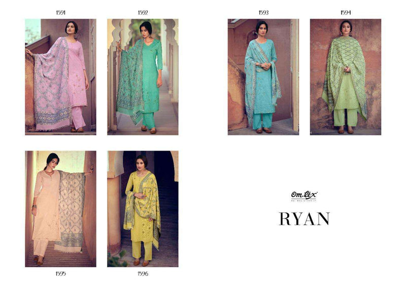 Om Tex Ryan Lawn Cotton Designer Indian Salwar kameez