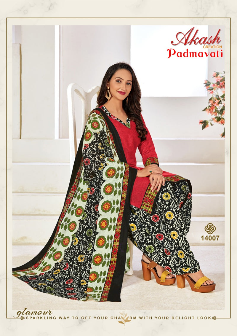 Akash Creation Padmavati Vol 14 Cotton  Patiyala Style Festive Wear Salwar Kameez