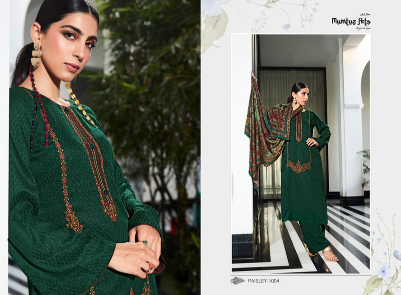 Mumtaz Arts Paisley Shifli Edition Vol 1 Pashmina With Heavy Embroidery Work Stylish Designer Casual Wear Salwar Kameez