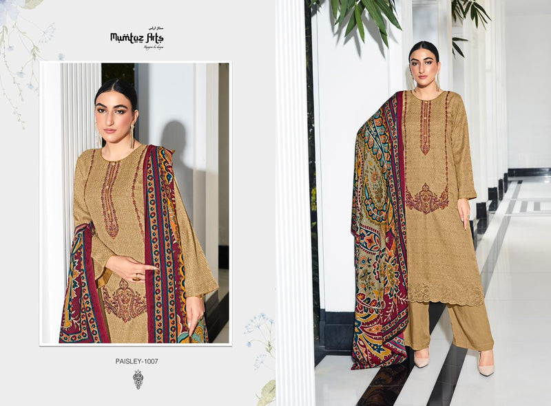 Mumtaz Arts Paisley Shifli Edition Vol 1 Pashmina With Heavy Embroidery Work Stylish Designer Casual Wear Salwar Kameez