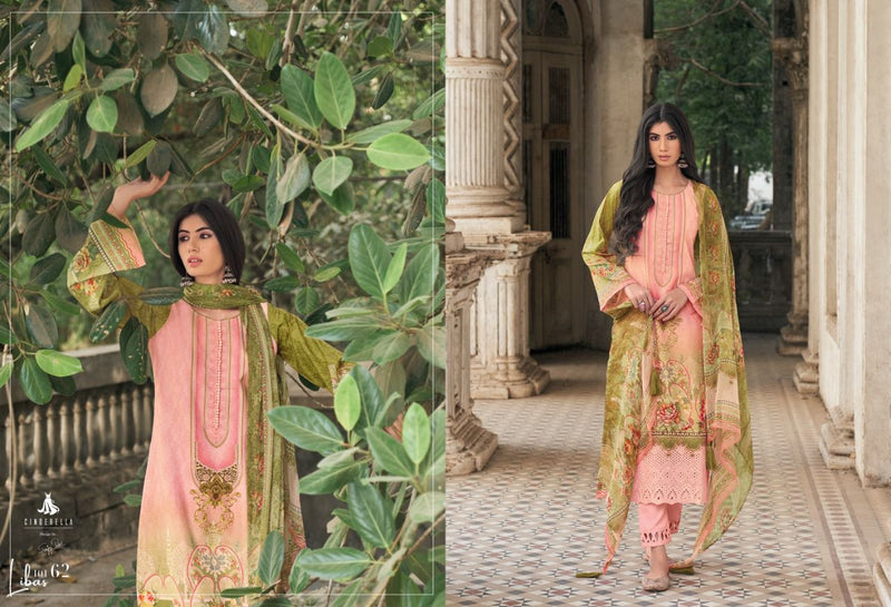 Cinedrella Pak Libas Lawn Cotton Printed Pakistani Style Embroidered Party Wear Salwar Suits