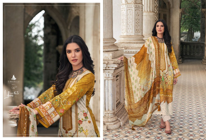 Cinedrella Pak Libas Lawn Cotton Printed Pakistani Style Embroidered Party Wear Salwar Suits