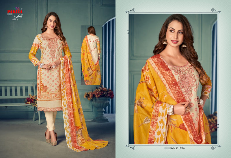 Pakiza Prints Vol 12 Lawn Cotton Printed Designer Festive Wear Salwar Suits