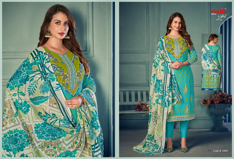 Pakiza Prints Vol 12 Lawn Cotton Printed Designer Festive Wear Salwar Suits