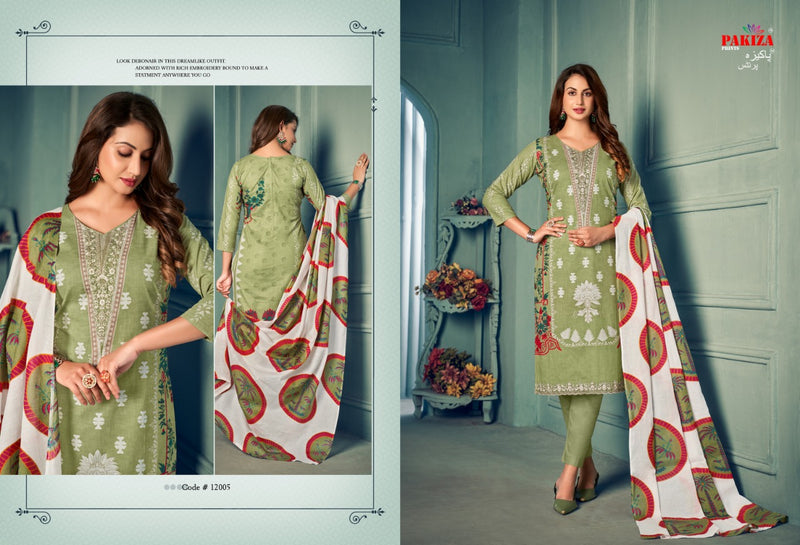 Pakiza Prints Vol 12 Lawn Cotton Printed Designer Festive Wear Salwar Suits