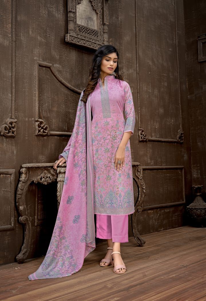 Shiv Gori Silk Mills Pakizaa Vol 12 Indonesia Cotton Fancy Printed Festive Wear Salwar Suits