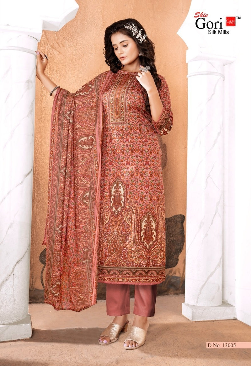 Shiv Gori Pakizaa Vol 14 Pure Cotton With Heavy Fancy Work Stylish Designer Casual Look Salwar Suit