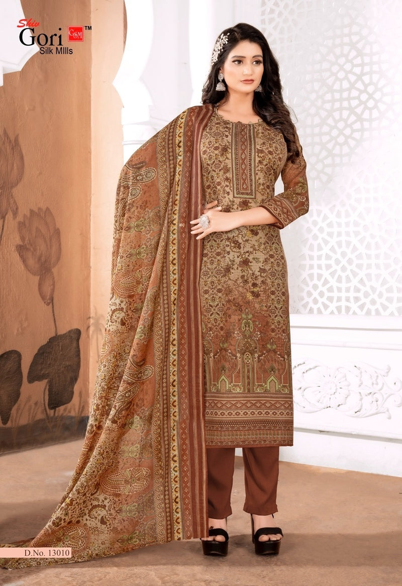 Shiv Gori Pakizaa Vol 14 Pure Cotton With Heavy Embroidery Work Stylish Designer Casual Look Salwar Suit