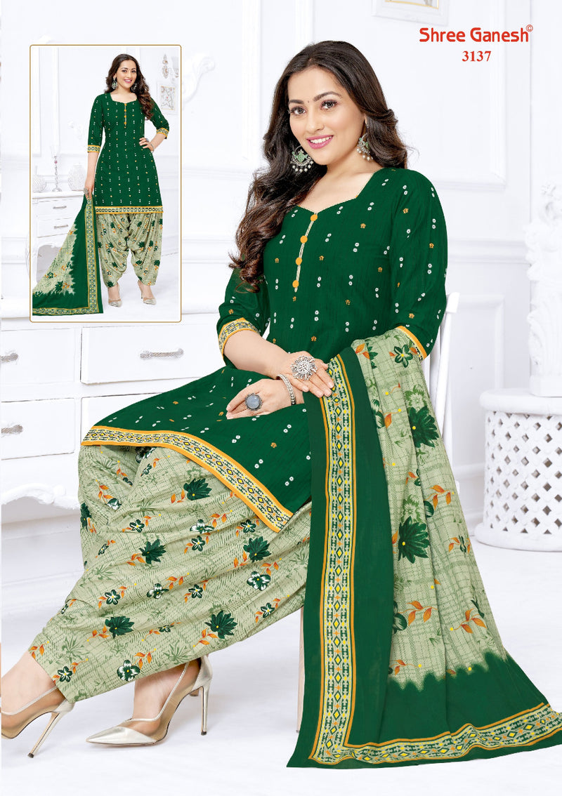 Shree Ganesh Palak Vol 1 Patiyala Style Printed Cotton Fancy  Salwar Kameez