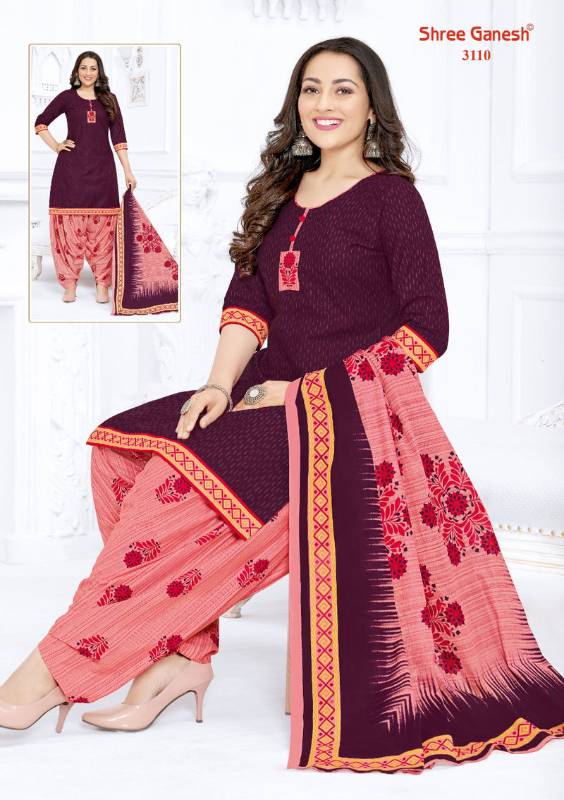 Shree Ganesh Palak Vol 1 Patiyala Style Printed Cotton Fancy  Salwar Kameez