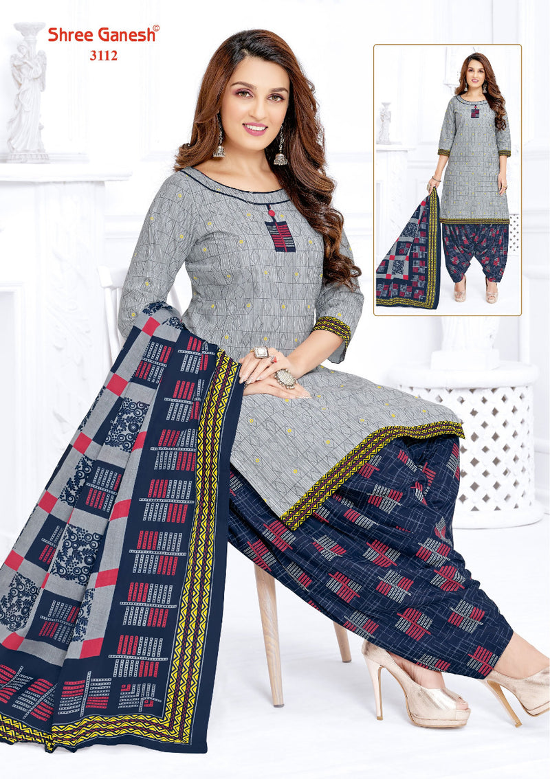 Shree Ganesh Palak Vol 1 Patiyala Style Printed Cotton Fancy  Salwar Kameez