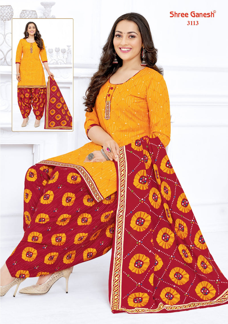 Shree Ganesh Palak Vol 1 Patiyala Style Printed Cotton Fancy  Salwar Kameez