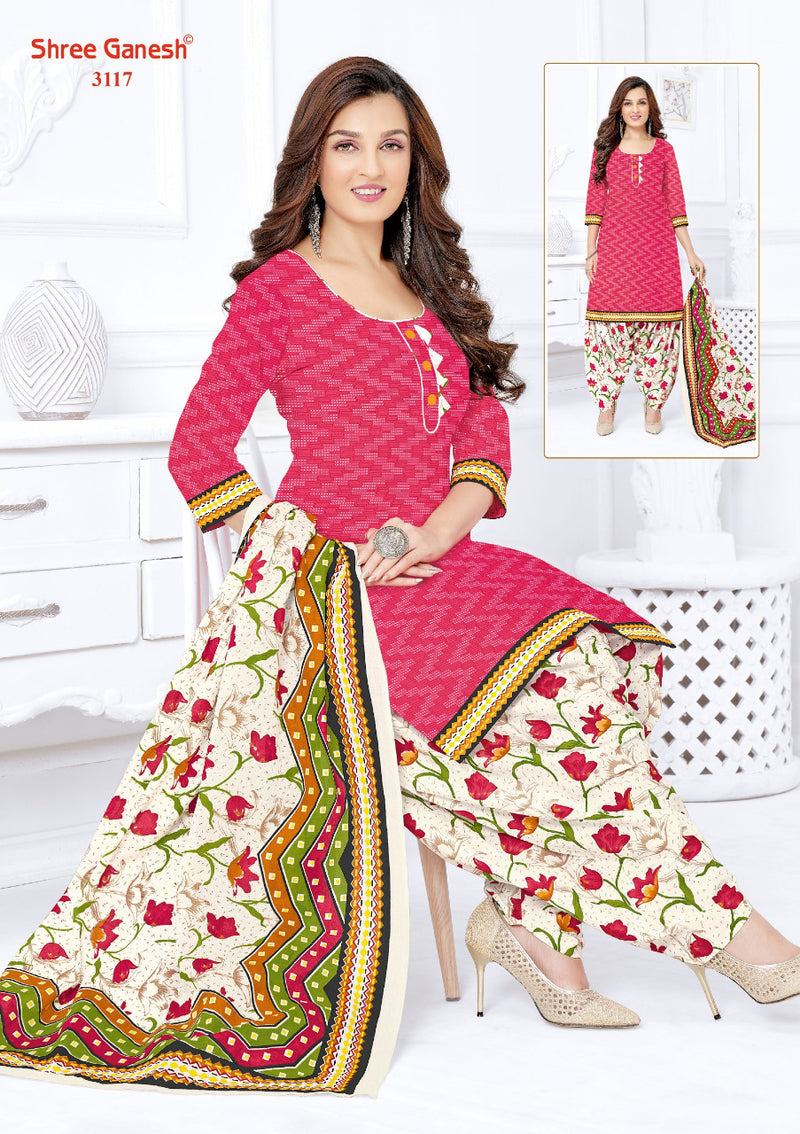 Shree Ganesh Palak Vol 1 Patiyala Style Printed Cotton Fancy  Salwar Kameez