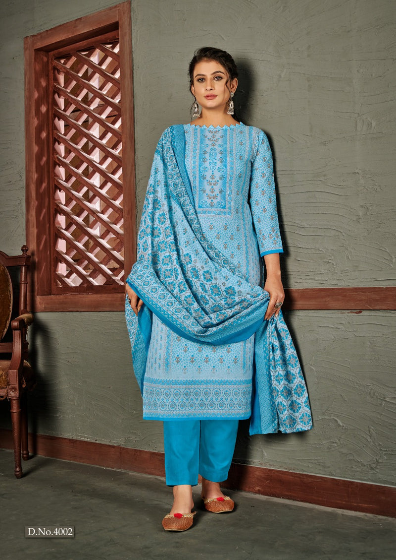 Skt Suits Palak Vol 4 Soft Cotton Digital Printed Party Wear Salwar Suits