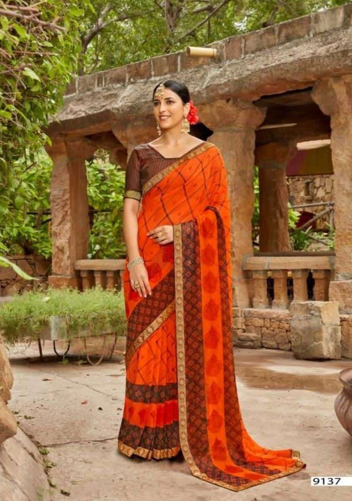 5D Designer Panchi Vol 3 Georgette Fancy Sarees