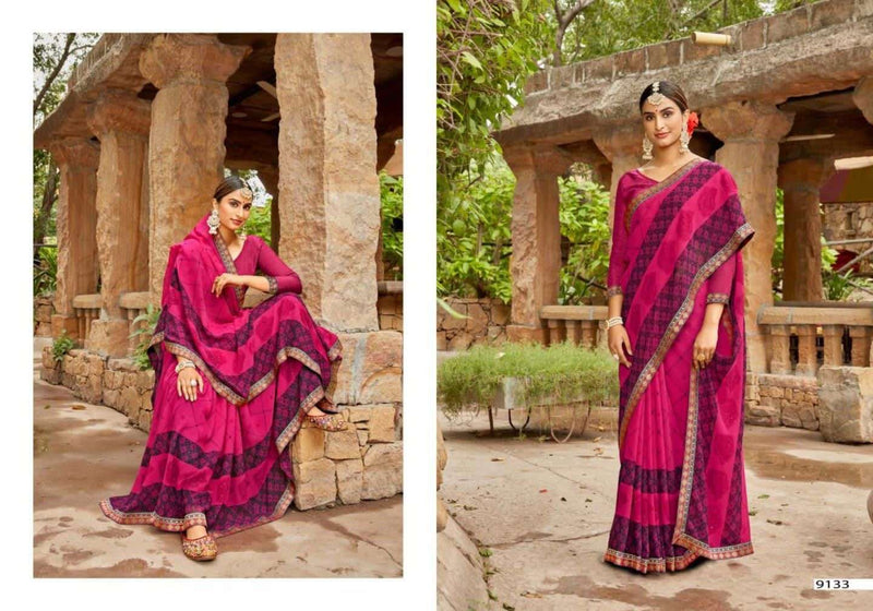 5D Designer Panchi Vol 3 Georgette Fancy Sarees