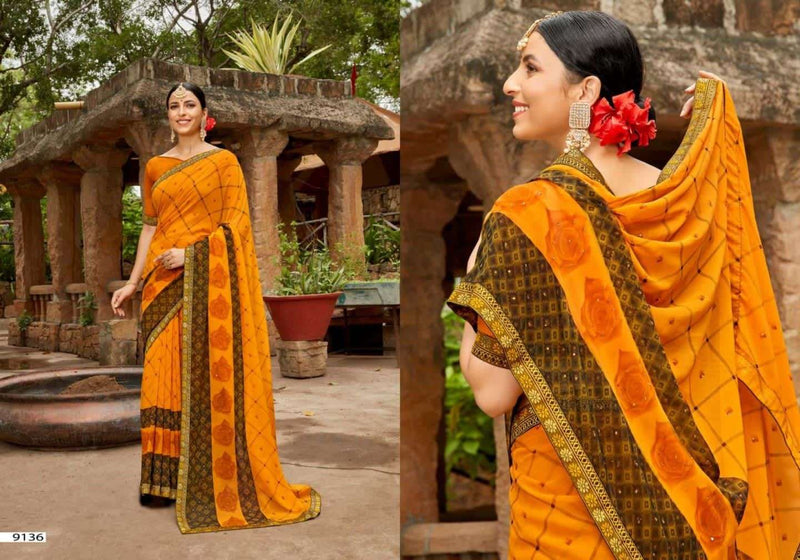 5D Designer Panchi Vol 3 Georgette Fancy Sarees