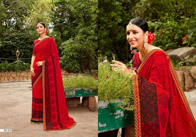 5D Designer Panchi Vol 3 Georgette Fancy Sarees