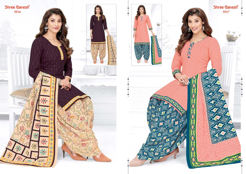 Shree Ganesh Panchi Vol 6 Cotton Patiala Style Festive Wear Salwar Suits