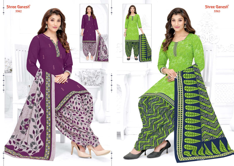 Shree Ganesh Panchi Vol 6 Cotton Patiala Style Festive Wear Salwar Suits