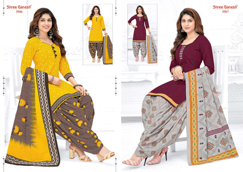 Shree Ganesh Panchi Vol 6 Cotton Patiala Style Festive Wear Salwar Suits