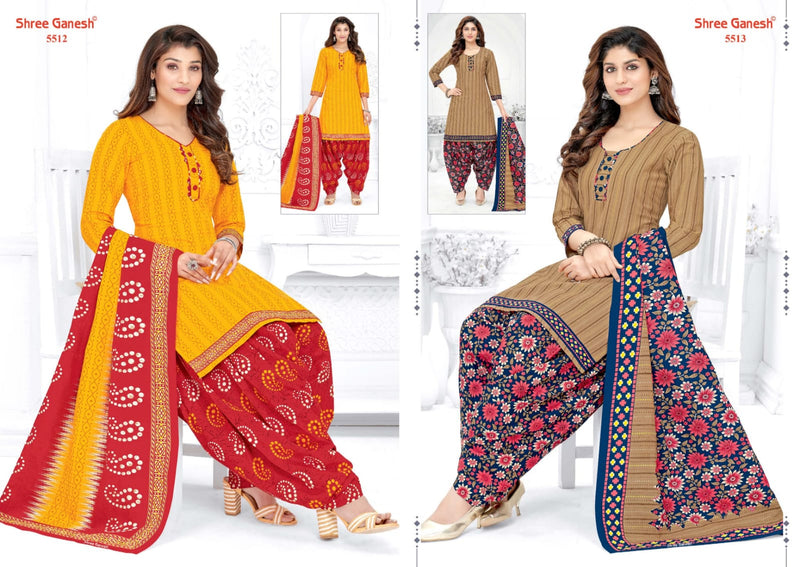 Shree Ganesh Panchi Vol 6 Cotton Patiala Style Festive Wear Salwar Suits