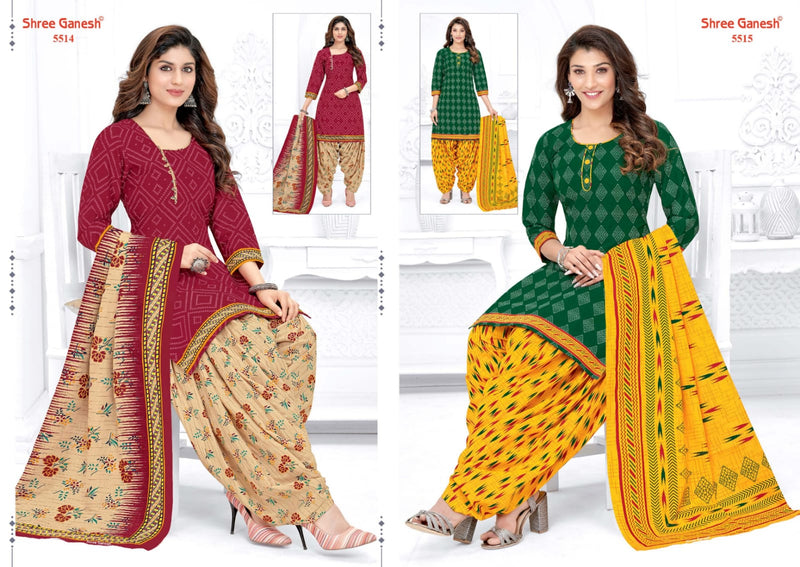 Shree Ganesh Panchi Vol 6 Cotton Patiala Style Festive Wear Salwar Suits